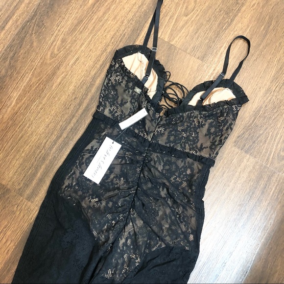 For Love And Lemons Gracie Lace High-low Slip - Picture 10 of 11